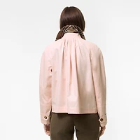 Tropical Gabardine Jacket in Compact pink - Women | Burberry® Official