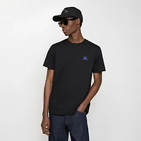 Cotton T-shirt in Black - Men | Burberry® Official