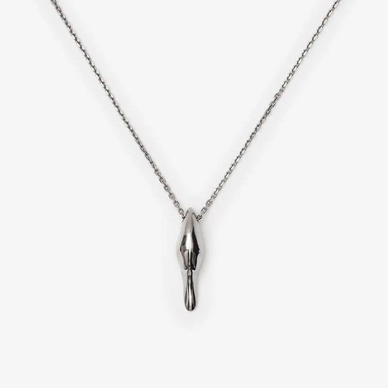 Duck Necklace in Silver - Women | Burberry® Official
