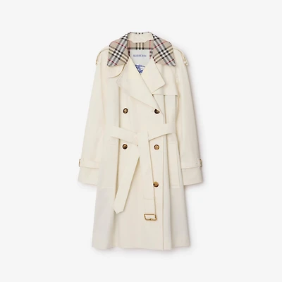Mid-length Check Collar Castleford Trench Coat in - Women