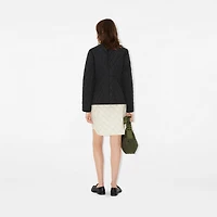 Quilted Nylon Jacket in Black/sand - Women | Burberry® Official