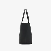 Medium Reversible Bloomsbury Tote​ in Black/calico beige - Women | Burberry® Official