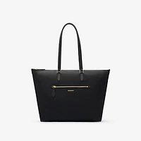 Nylon Zip Tote in Black - Women | Burberry® Official