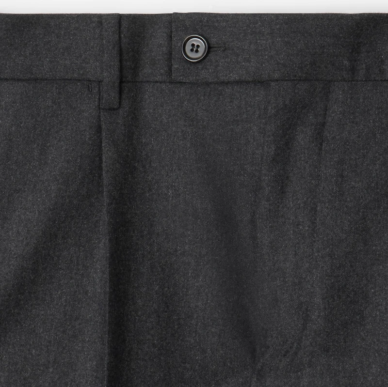 Wool Flannel Tailored Trousers in Brisk grey - Men | Burberry® Official