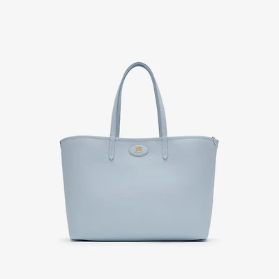 Medium Reversible Bloomsbury Tote​ in Pale blue - Women | Burberry® Official