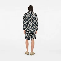 Knot Nylon Jacket in Magnet - Men | Burberry® Official