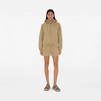 Nylon Cotton Jacket in Cracker - Women | Burberry® Official