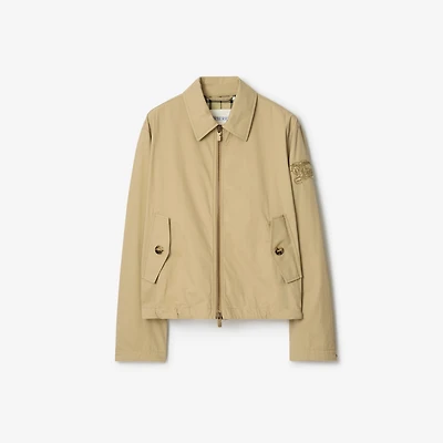 Gabardine Jacket in Dune beige - Men | Burberry® Official