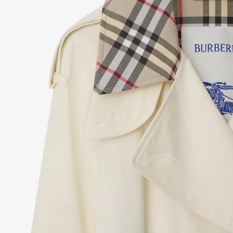 Mid-length Check Collar Castleford Trench Coat in - Women