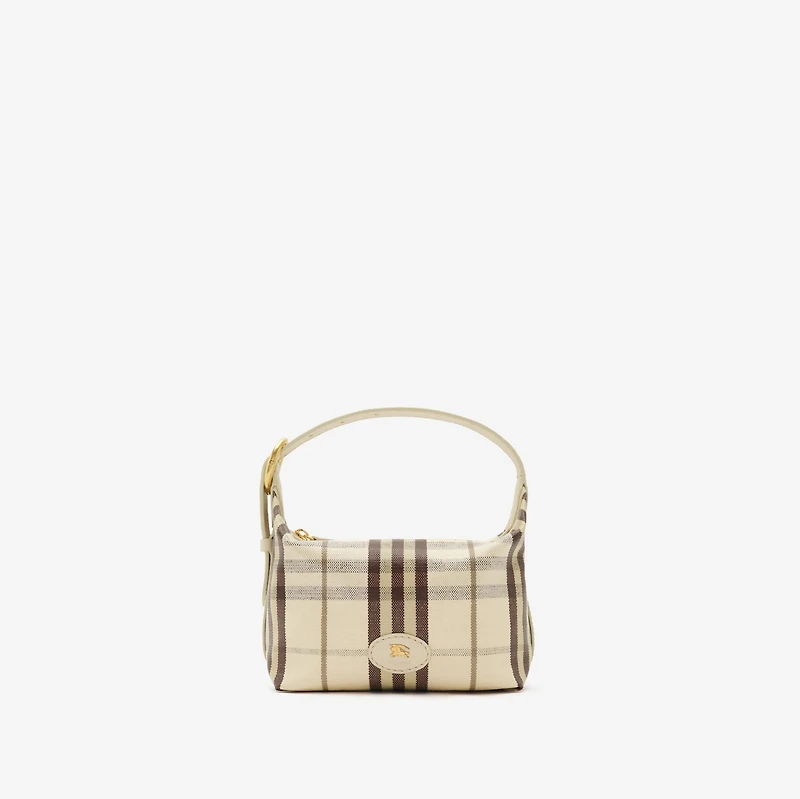Mini Highlands Duffle Bag in Light beige - Women | Burberry® Official