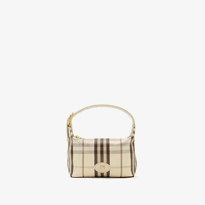 Mini Highlands Duffle Bag​ in Light beige - Women | Burberry® Official