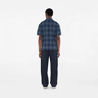 Check Cotton Polo Shirt in Bay blue - Men | Burberry® Official