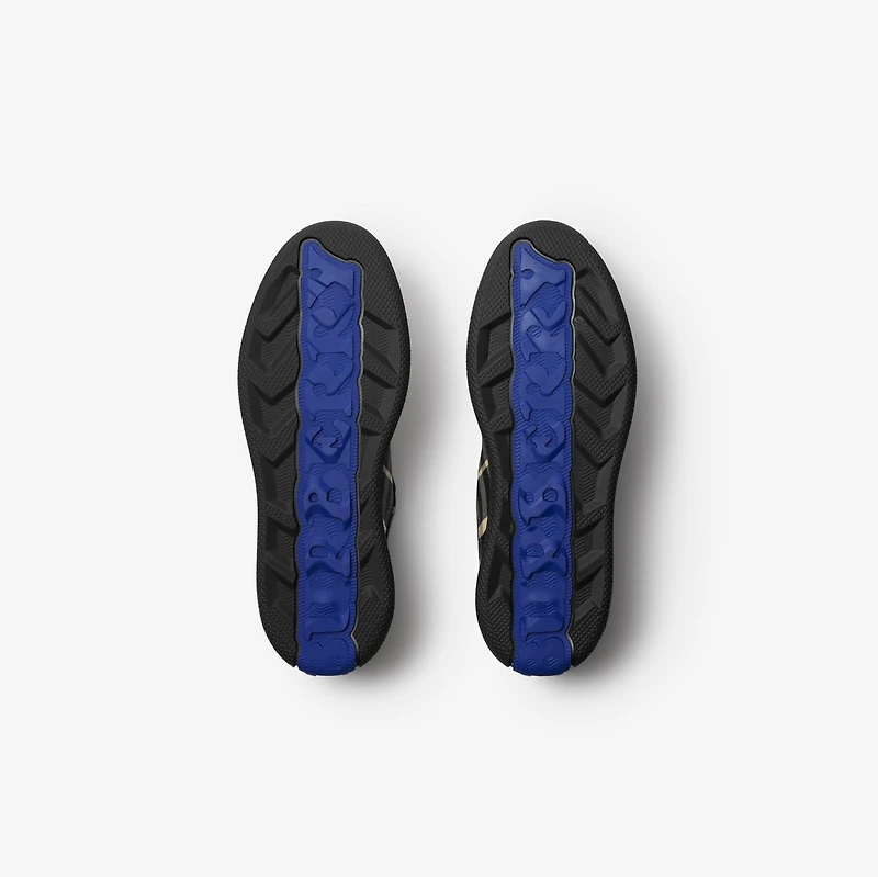 Check Terrace Sneakers in Black - Men | Burberry® Official
