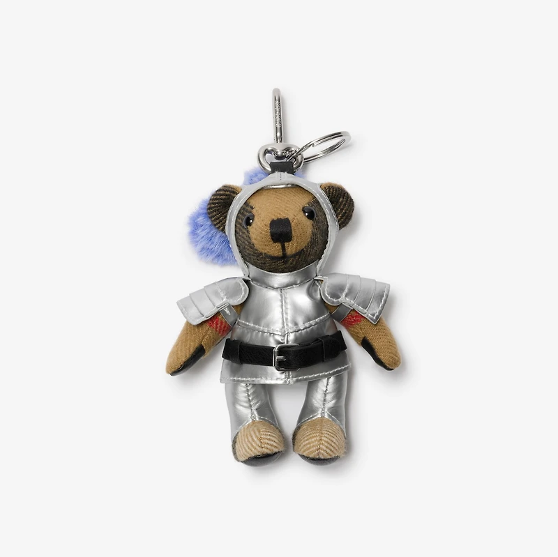 Thomas Bear Charm in Silver - Women | Burberry® Official