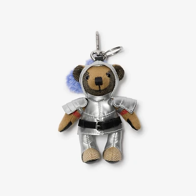 Thomas Bear Charm in Silver - Women | Burberry® Official
