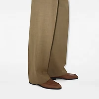 Leather Pearl Loafers in Pinecone - Men | Burberry® Official