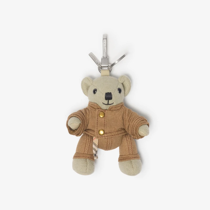 Thomas Bear Charm in Multicolour - Men, Cashmere, Wool | Burberry® Official