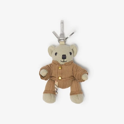 Thomas Bear Charm in Multicolour - Men, Cashmere, Wool | Burberry® Official