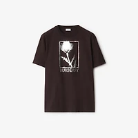 Thistle Cotton T-shirt in Clove brown - Men | Burberry® Official