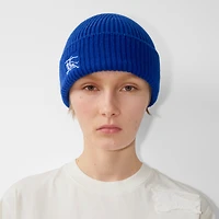 Ribbed Cashmere Beanie in Knight - Men | Burberry® Official