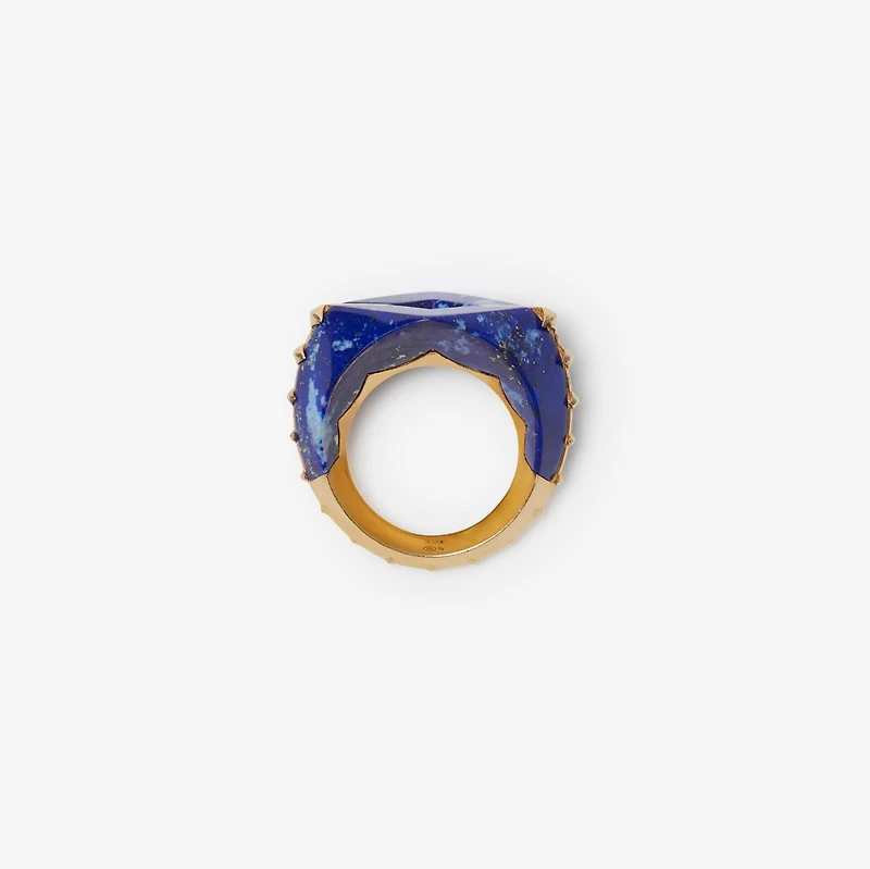 Lapis Hollow Ring in Gold - Women | Burberry® Official
