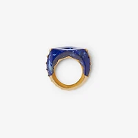 Lapis Hollow Ring in Gold - Women | Burberry® Official