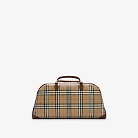 Check Holdall in Archive beige - Men, Cotton | Burberry® Official