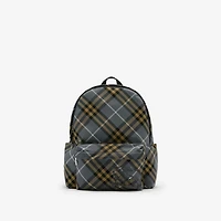 Small Check Backpack in Wave blue - Men, Technical | Burberry® Official