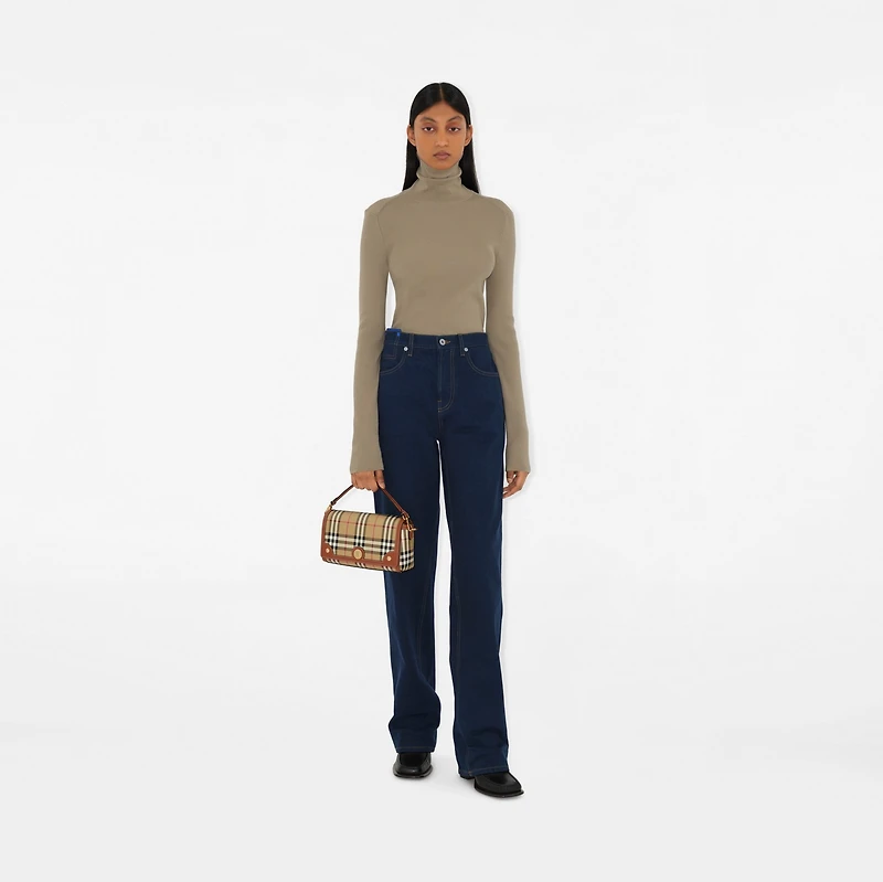 Top Handle Note Bag in Briar brown - Women | Burberry® Official