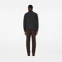 Reversible Quilted Nylon Overshirt in Black - Men | Burberry® Official