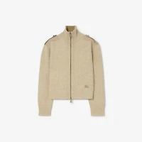 Wool Cashmere Jacket in Hamper beige - Women | Burberry® Official