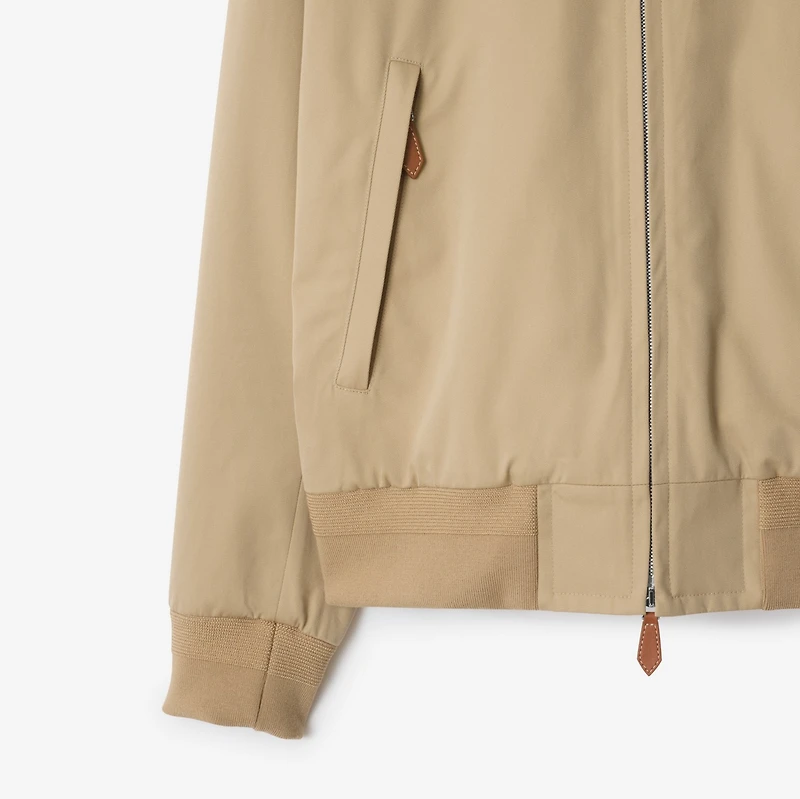 Gabardine Harrington Jacket in Honey beige - Men | Burberry® Official