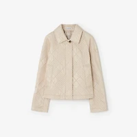 Quilted Nylon Tiffield Jacket in Stone beige - Women | Burberry® Official