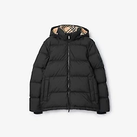 Detachable Sleeve Puffer Jacket in Black - Men | Burberry® Official