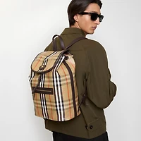 Highlands Backpack​ in Sand beige - Men | Burberry® Official