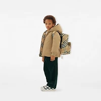 Check Nylon Backpack in Sand - Children | Burberry® Official
