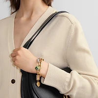 Charm Bracelet in Gold/multicolour - Women | Burberry® Official