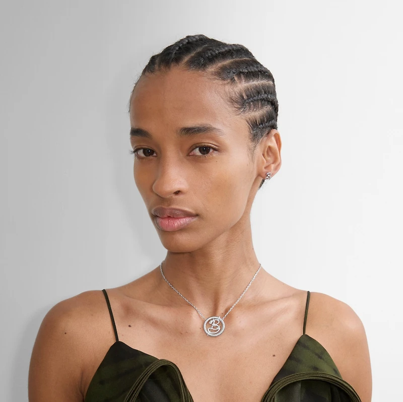 Nautical Knot B Pendant Necklace​ in Silver - Women | Burberry® Official