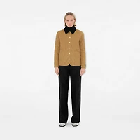 Quilted Barn Jacket in Camel - Women | Burberry® Official