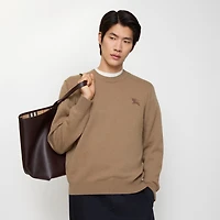 Wool Sweater in Camel - Men | Burberry® Official