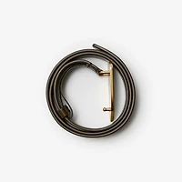 Leather Shield EKD Belt in Military - Women | Burberry® Official