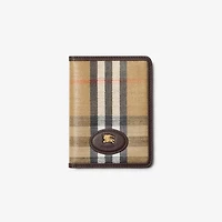 Highlands Passport Holder in Sand - Women | Burberry® Official