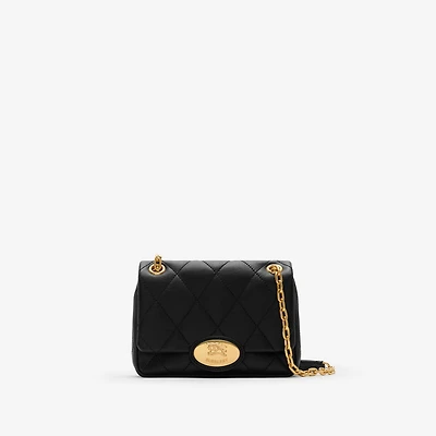Small Strand Bag​ in Black - Women, Leather | Burberry® Official