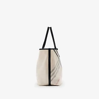 Medium Highlands Tote in Soap - Women, Cotton, Linen | Burberry® Official