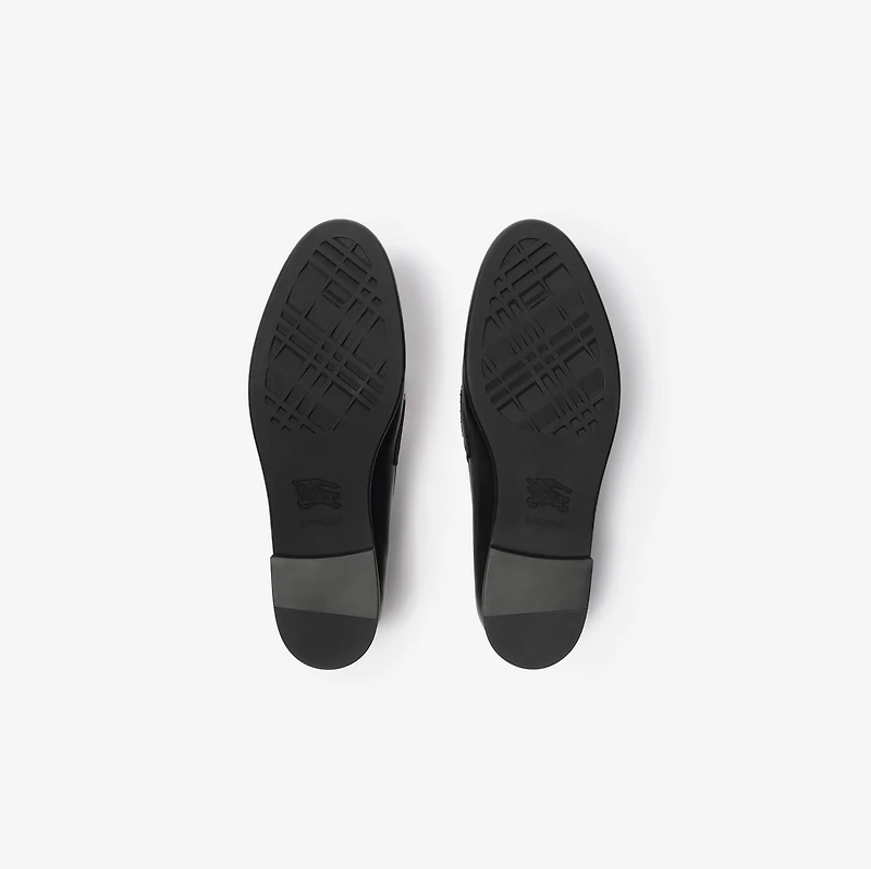 Leather Opal Loafers in Black - Women | Burberry® Official