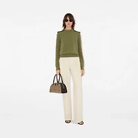 Highlands Bowling Bag​ in Sand - Women, Cotton, Linen | Burberry® Official