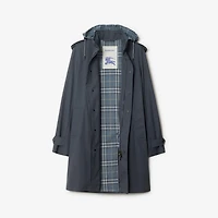 Mid-length Cotton Trench Coat in Magnet - Men | Burberry® Official