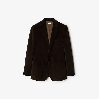 Corduroy Tailored Jacket in Clove brown - Men | Burberry® Official