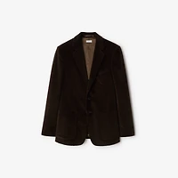 Corduroy Tailored Jacket in Clove brown - Men | Burberry® Official