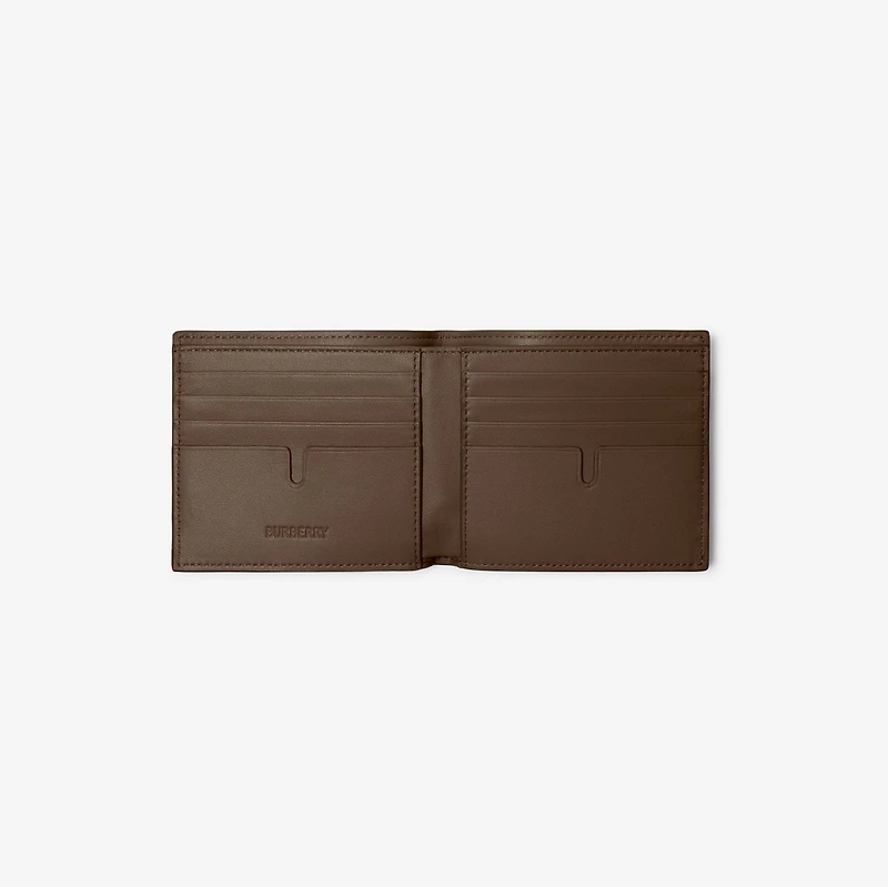 Check Bifold Wallet in Sand beige - Men | Burberry® Official